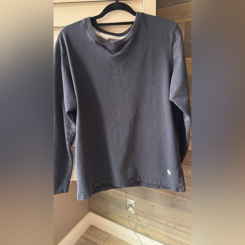 Nautica Navy Blue Long Sleeve Shirt - Picture 2 of 6
